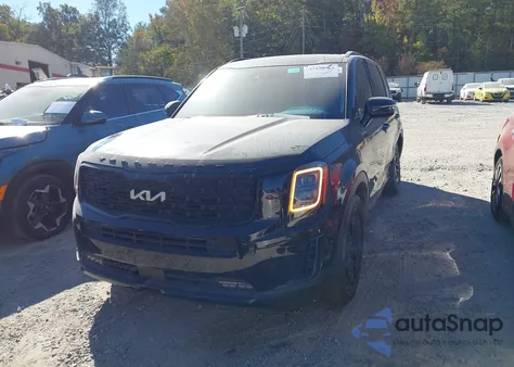 2022 Kia Telluride Sx z USA, uszkodzony, nr VIN 5XYP5DHC7NG205077